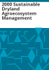 2000_sustainable_dryland_agroecosystem_management