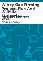 Windy_Gap_firming_project__fish_and_wildlife_mitigation_plan