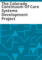 The_Colorado_Continuum_of_Care_Systems_Development_Project