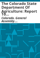 The_Colorado_State_Department_of_Agriculture
