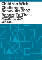 Children_with_challenging_behavior