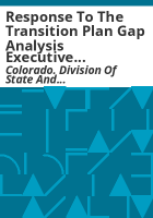Response_to_the_transition_plan_gap_analysis_executive_summary