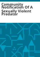 Community_notification_of_a_sexually_violent_predator