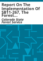 Report_on_the_implementation_of_SB11-267__the_Forest_health_act_of_2011