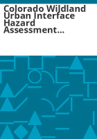 Colorado_wildland_urban_interface_hazard_assessment_methodology
